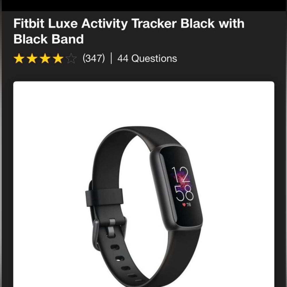 Fitbit Luxe - Black